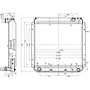 Радіатор охолодження 3-рядний алюмінієвий ЗІЛ-5301 "бичок"/5301-1301010-А, фото 2