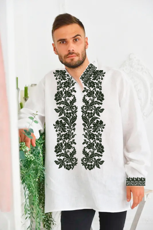 ЧСВ-55. Заготовка для вишивки бісером Чоловіча вишиванка (пара до СВЖ-85), фото 1