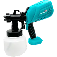 Акумуляторний фарбопульт КЭ-20V/PRO | 200Вт, 4 насадки, без АКБ та ЗП