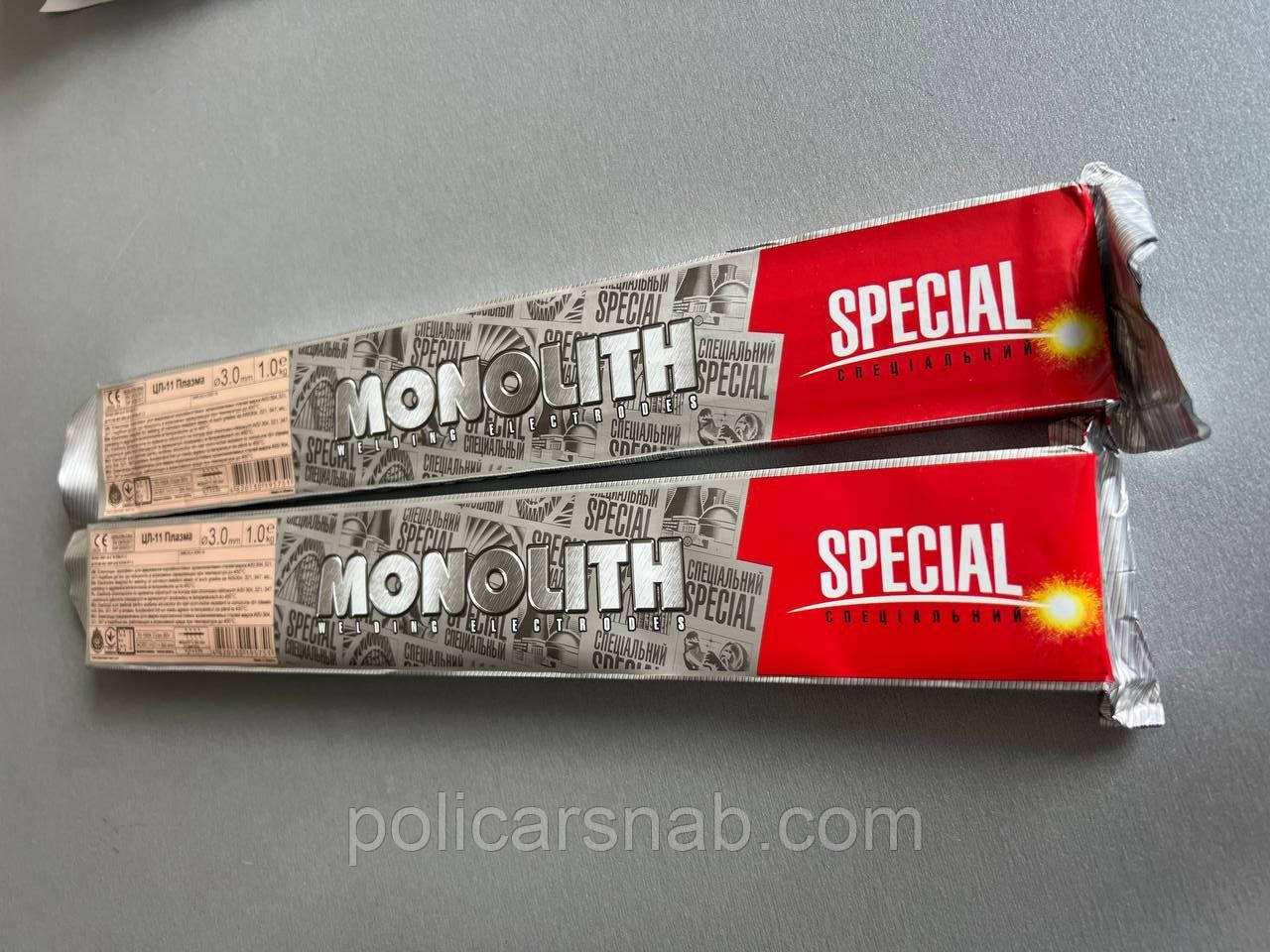Електроди зварювальні Monolith ЦЛ-11 Плазма 3 мм 1 кг Plasmatec Special Спеціальний
