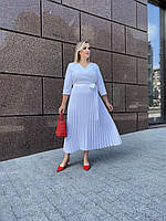 Ошатна сукня Грейс біле 3/4 рукав