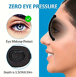 Маска для сну 3D світлоблокуюча 100% чорна, мяка дихаюча контурна для відпочинку подорожей йоги літака, фото 6