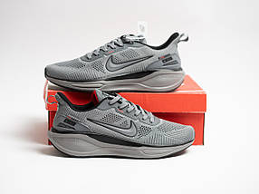 Чоловічі кросівки Nike Air Zoom x React Grey сірі легка сітка