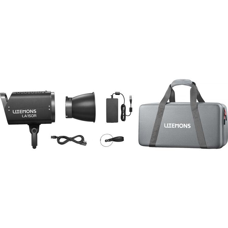Світло Godox Litemons LA150R RGB LED Monolight Black (Travel Kit) (LA150R K1)