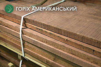 Дошка обрізна з горіха американського 28 мм, ґатунок 1