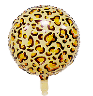 Фольгована кругла куля "Леопардова" (Китай)
