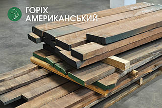 Дошка обрізна з горіха американського 38 мм, ґатунок 1