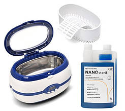 Набір для очищення та стерилізації манікюрних інструментів з ультразвуковою мийкою та концентартом