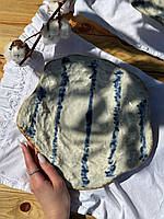 Тарілка для подачі LAVA Cream Коричневий Лофт Ексклюзив