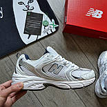 Жіночі кросівки New Balance 530 Abzorb весна-літо із сіткою легкі білі. Живе фото, фото 5