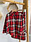 Костюм для дівчинки сорочка з штанами в клітку 25812, 97, MIAO MIAO, Червоний, Для дівчаток, Весна Літо, 116, фото 2