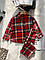 Костюм для дівчинки сорочка з штанами в клітку 25812, 97, MIAO MIAO, Червоний, Для дівчаток, Весна Літо, 116, фото 3