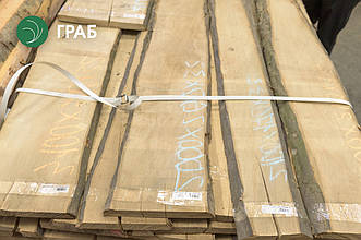 Дошка необрізна граба 32 мм, 1 ґатунок