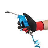 Набір для продувки кабіни вантажних авто: пістолет, шланг поліуретановий, трійник на шланг; на швидкороз'ємних з'єднаннях, фото 4