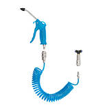 Набір для продувки кабіни вантажних авто: пістолет, шланг поліуретановий, трійник на шланг; на швидкороз'ємних з'єднаннях, фото 5