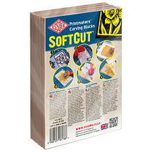 Набір блоків для гравюри, 150х100х3,0 мм, 10 шт. в упак., 3.0/SC2, SOFTCUT CARVING BLOCKS, ESSDEE