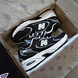 Чоловічі кросівки New Balance 530 Abzorb весна-літо замш з сіткою (чорні). Живе фото, фото 3