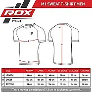 Чоловіча футболка RDX M1 з ефектом сауни Navy Blue L, фото 4