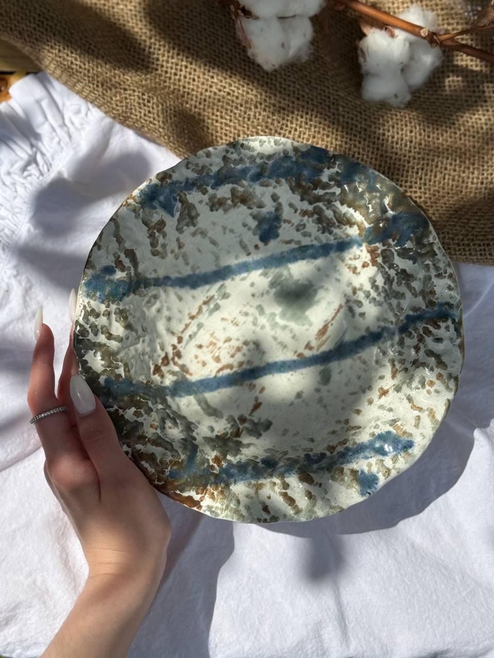 Тарілка Глибока LAVA 500 мл Milk Stone Ексклюзив