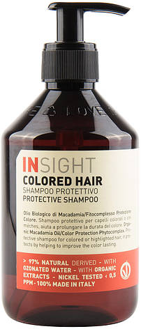 Шампунь для захисту кольору фарбованого волосся Insight Colored Hair Protective Shampoo, 400 мл (8029352353666), фото 1