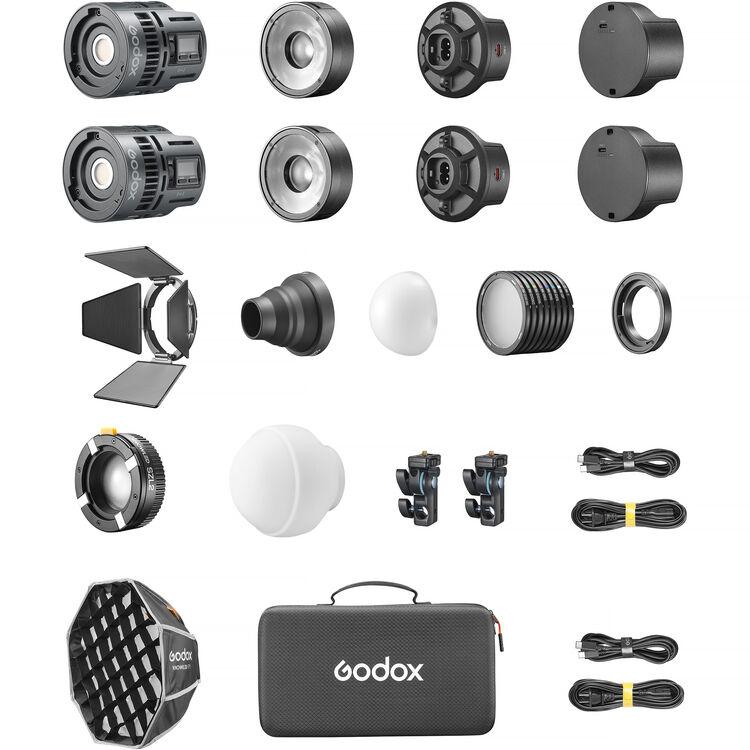Світло Godox Litemons RS60Bi Bi-Color LED Monolight (2-Light Kit) (RS60BI 2K)