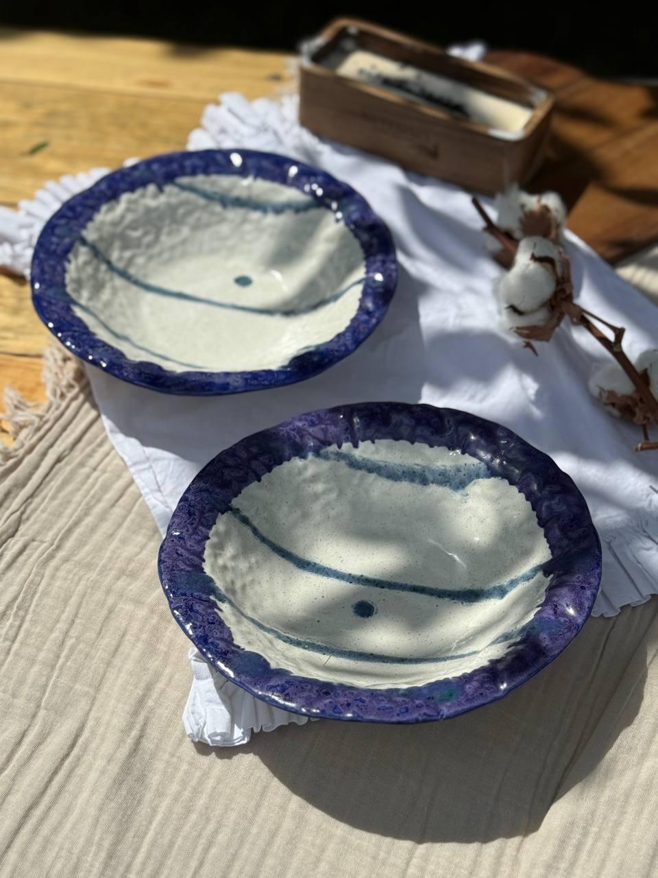 Тарілка Глибока LAVA 500 мл Капучино Кобальт Ексклюзив, фото 1