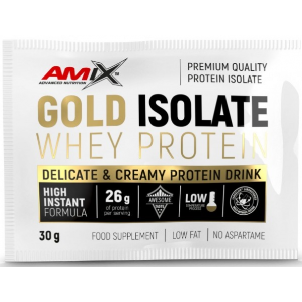 Сироватковий протеїн Amix Gold Whey Protein Isolate 30g