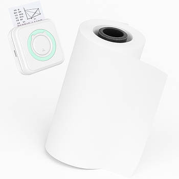 1 шт Папір для міні принтера 57х25мм (довжина 5,85м) / Фотопапір для принтера / Фотопапір для міні принтера