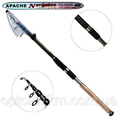Спінінг телескоп Apache Navigators 50-80g 2,7m, фото 1