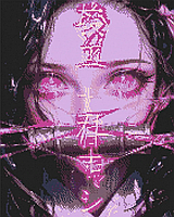 Алмазна мозаїка Незуко Камадо Клинок, що розсікає демонів Nezuko Kamado Kimetsu no Yaiba 40х50 см DM DS NK