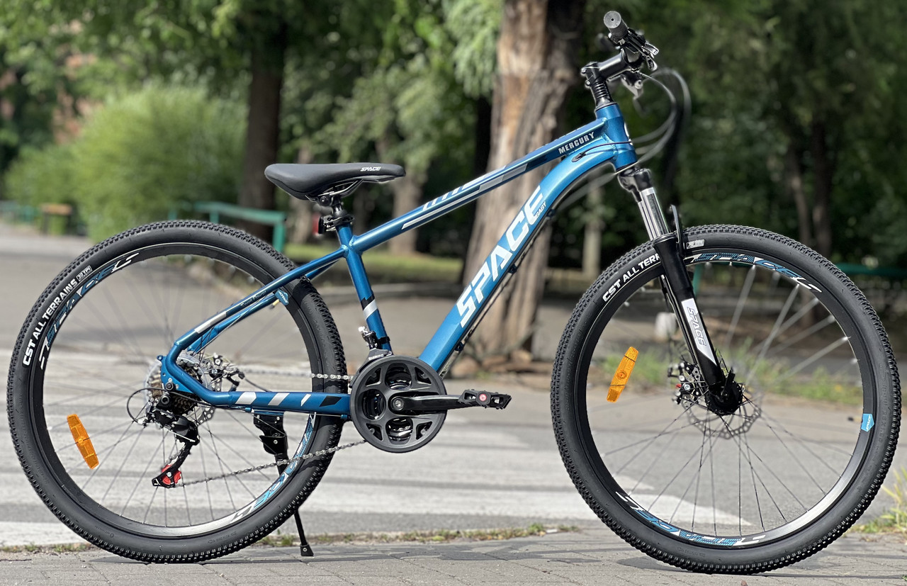 Велосипед 26" AL Space Mercury DD FR 15 рама на зріст 145-160 см синій, фото 1