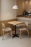 Дерев'яний квадратний стіл "Серія 4" для кафе та ресторанів, фото 3