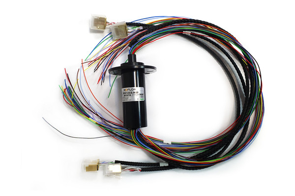 Контактне кільце Moflon ME1222-S20 22мм 2xETH+20x2A RJ45 IP51 28 AWG тефлон, фото 1