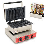 Апарат КОРН-ДОГ для приготування вафлі на паличці GoodFood CM6A (3+3), фото 4