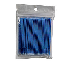 Мікробраші для вій Starlet Professional, 100 шт, Блакитні