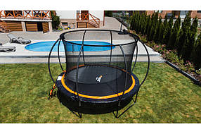 Батут PRIME SPORT INSIDE TITANPRO з внутрішньою сіткою 10 футів оранжевий PS305