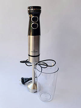 Блендер металевий занурювальний з колбою Crownberg CB-6219 2000Вт