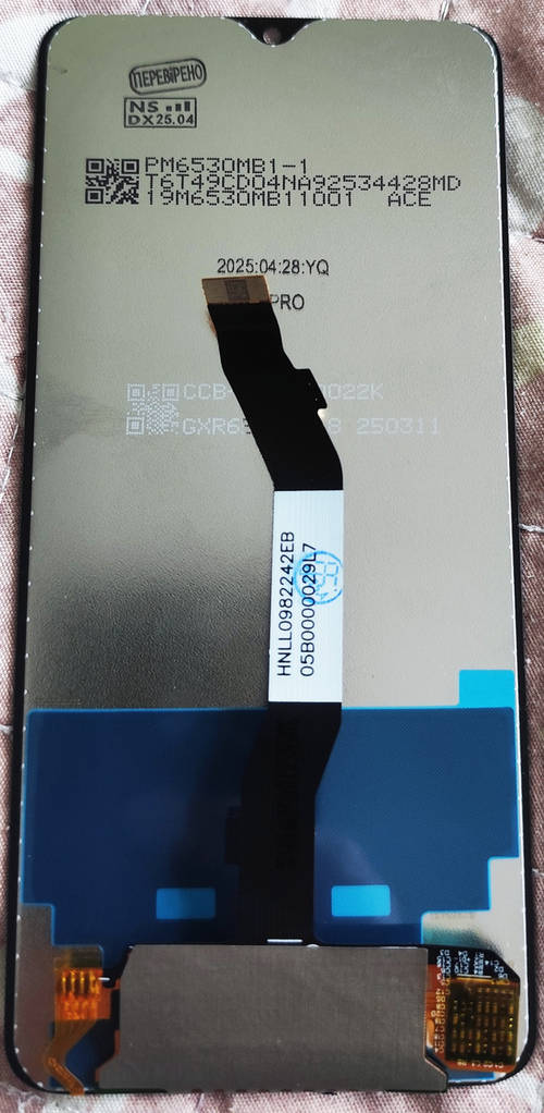 Дисплей XIAOMI Redmi Note 8 Pro (2019) з чорним тачскріном - фото покупців 1