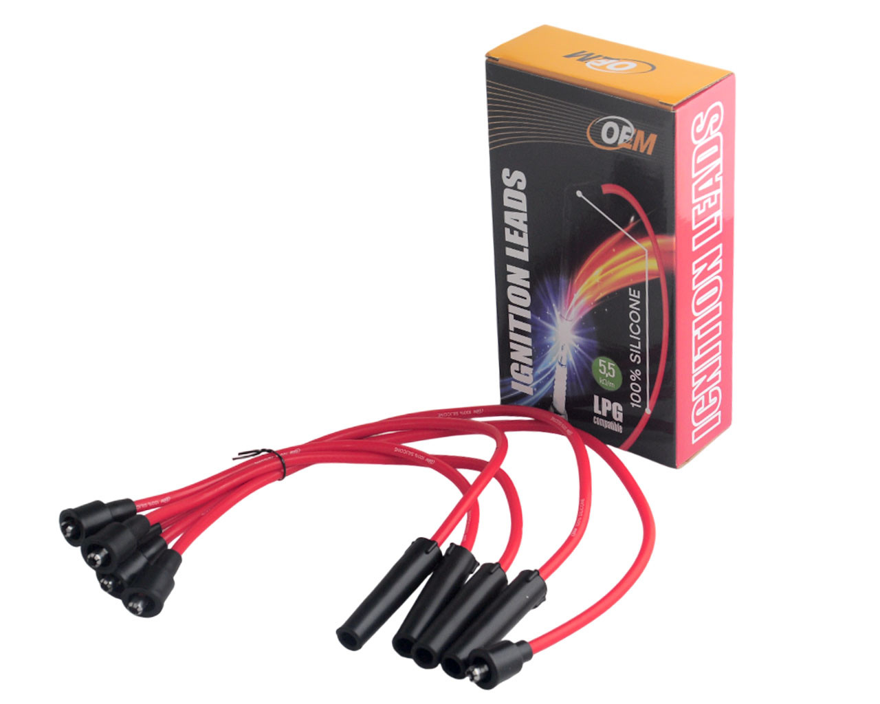 Дріт високовольтний ВАЗ 2101-07 карб. к-т, силікон, фото 1