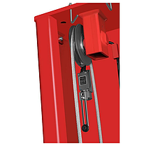 Автопідйомник колонний двостійковий 4 т Kraft&Dele KD5816 підйомник для великих вантажів гідравлічний, фото 4