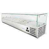 Вітрина холодильна для топінгу GoodFood GF-VRX1800/380-H6C, фото 2