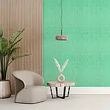 Самоклейні панелі під цеглу м'ята 700*770*4мм, фото 6