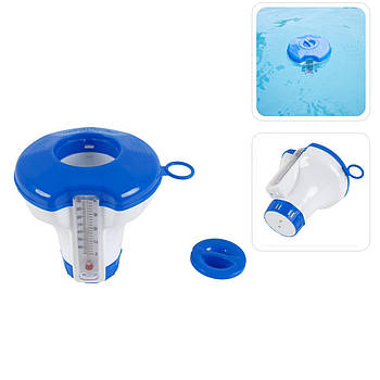 Дозатор хімії  Avenli з термометром для басейну,  диспенсер