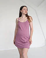 Сорочка з кліпсами для годування (пильний рожевий), фото 3