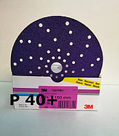 Абразивний диск 3M Hookit 737U з мінералом Cubitron II, коло діам. 150 мм, P40+