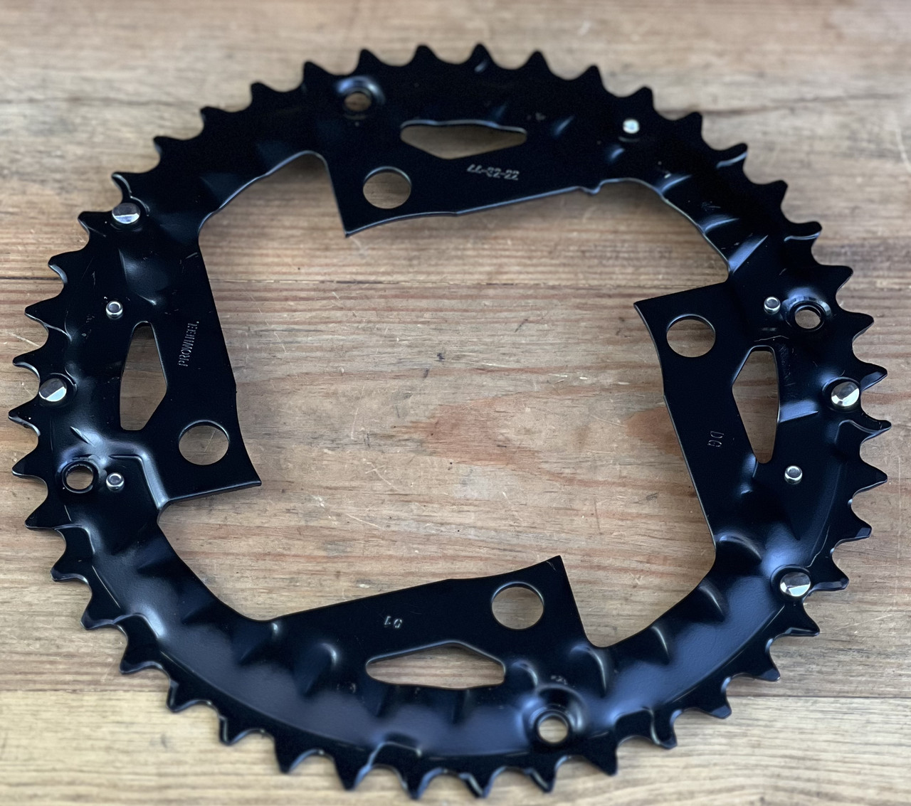 Зірка на велосипед ONRIDE Narrow 44T під перемикання/велика BCD 104 мм сталь для 3X шатунів, фото 1