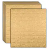 Самоклеюча 3д панель цегла Бежева 700*770*4мм, 3D панелі самоклеючі, декор для дому!, фото 2