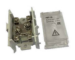 Клемник магістральний SV35 з кришкою GISELT на DIN-рейку з'єднувач прохідний клемна колодка MDT 35