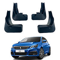 Бризковики для Peugeot 308 2016 - 2021 (Surtep)