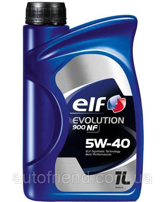 Олива моторна ELF 5w-40 evolution 900 nf 1л (12шт уп), фото 1